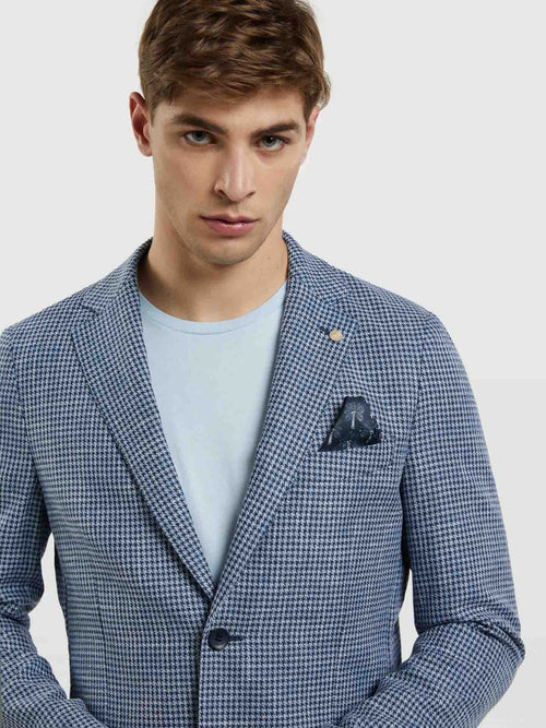 Casual Blazers for Men Unstructured Pied Poule – Sacoor Brothers